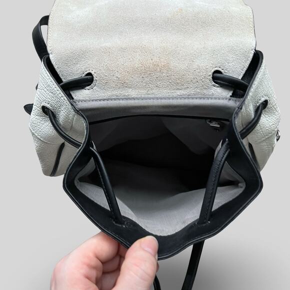 Rag & Bone White Leather Mini Backpack - Picture 11 of 13